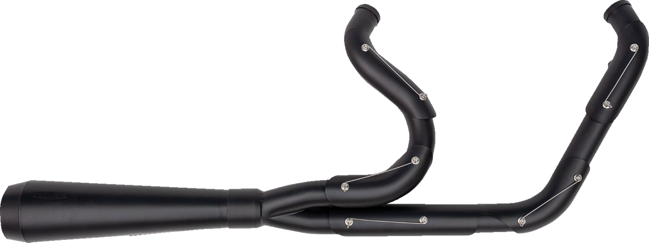 2-into-1 Assault Exhaust System Full Black on Black