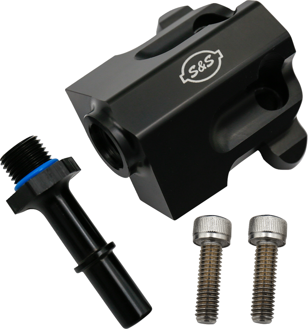 Fuel Rail Kit Billet Black M8 Touring 2017-2024