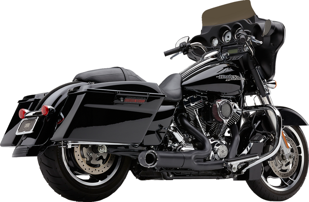 EXHAUST 2:1 W/TIP BLK FLH