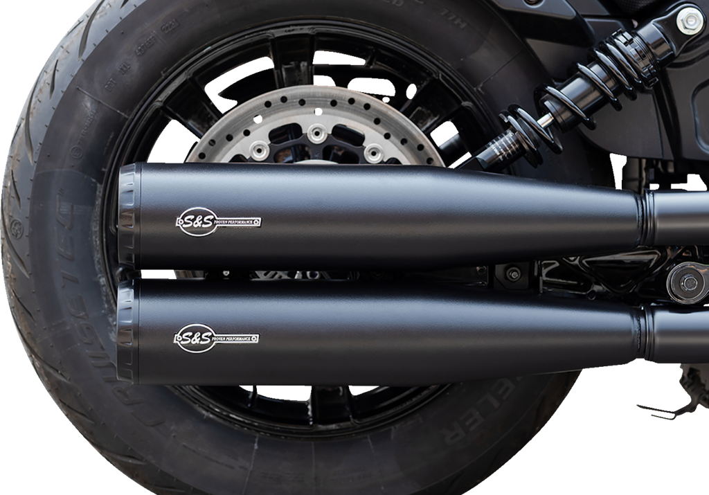 Muffler slip-on Grand National Black Race Only Scout 19-23