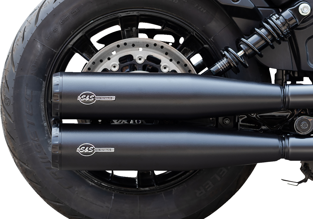 Muffler slip-on Grand National Black Race Only Scout 19-23