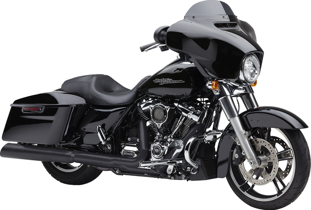 MUFFLER NH 4.5" FLH BLK