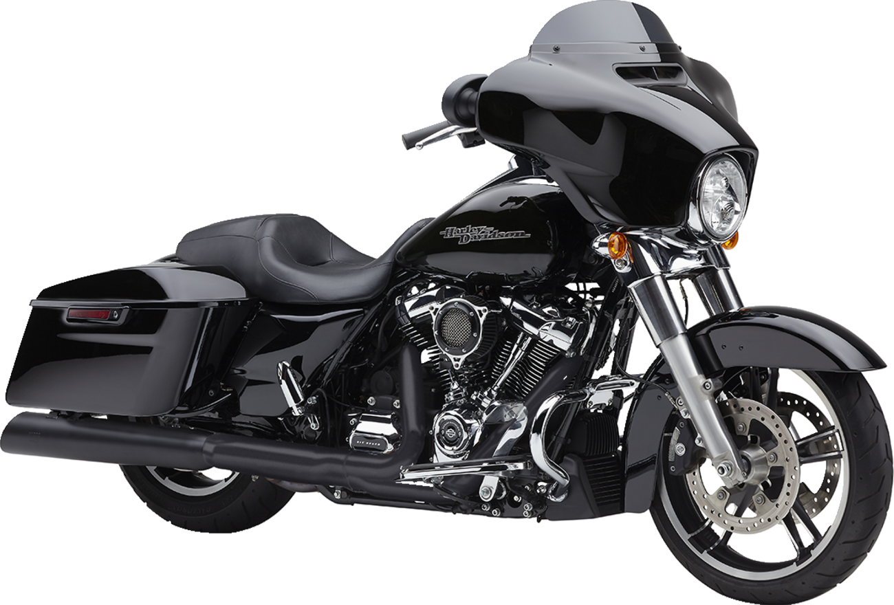 MUFFLER NH 4.5" FLH BLK